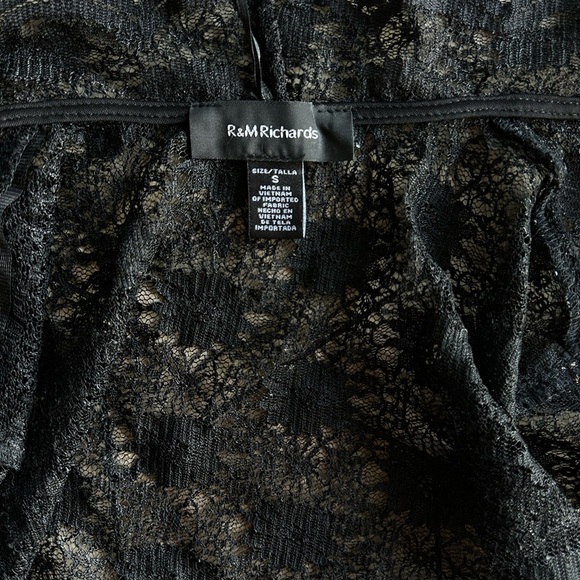 NWOT R&M Richards Black sequins Bolero Jacket - Picture 9 of 9